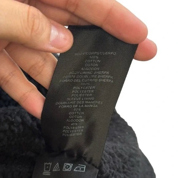 Hurley Sherpa Lined Snap Buttons w/ Pockets‎ 100% Cotton Shacket Men Size S #418 - Picture 10 of 11